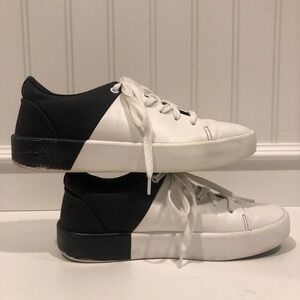 Aldo Etilivia colorblock sneaker - black and white